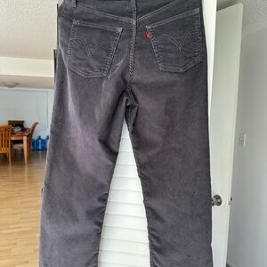 Levi's Charcoal Corduroy Trousers